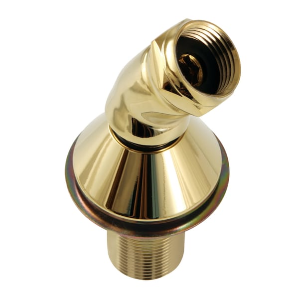 Deck Mount Hand Shower Holder for Roman Tub Faucet, Polished Brass